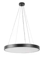 RABALUX Tesia plafonjera crna 36W 2160lm, 3000K, D40cm IP20