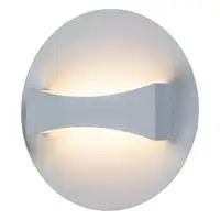 RABALUX Neville zidna lampa, mat bela, LED 6W
