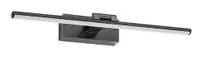 RABALUX Gaten, picture light, crna metalna, 8W 420lm-700lm, 3000K IP20
