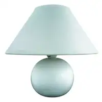 RABALUX Ariel keramicka stona lampa E14 40W, belo
