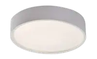 RABALUX Larcia, bela plasticna LED plafonjera , 19W 1000lm-1900lm, 4000K, IP45