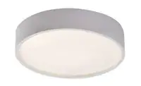RABALUX Larcia, bela plasticna LED plafonjera , 19W 1000lm-1900lm, 4000K, IP45