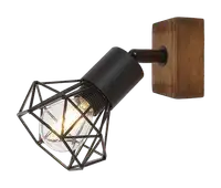 RABALUX Zeus, metalno drveni spotE14 1x MAX 40W