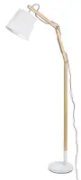 RABALUX Thomas podna lampa E27 60W belo+drvo
