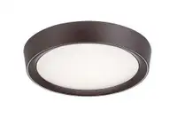 RABALUX Mokka plafonjera, LED 24W, braon,D41cm