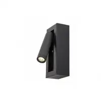 RABALUX Gello, zidna crna za citanje sa prekidacem LED 4W, 3000K