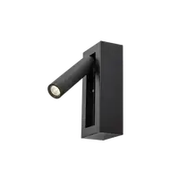 RABALUX Gello, zidna crna za citanje sa prekidacem LED 4W, 3000K