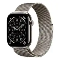 APPLE Watch S11 Cellular 46mm Natural Titanium Case with Natural Milanese Loop - S/M mfcy4rk/a