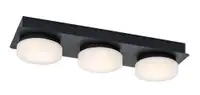RABALUX Attichus mat crna 18W 1700lm-2350lm, 4000K IP44