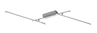 RABALUX Negan, LED plafonjera, srebrna 24W 1550lm-2850lm, 4000K