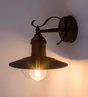 RABALUX Oslo spoljna zidna lampa E27 60W mat crno IP44