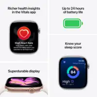 APPLE Watch S11 Cellular 42mm Gold Titanium Case with Light Blush Sport Band - M/L mf8x4rk/a