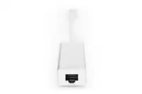 DIGITUS USB hub 4 3.0 porta + Lan adapter