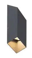 RABALUX Tilburg, LED spoljna zidna, aluminium crna, 10W, 350lm/1150lm, 3000K