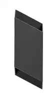 RABALUX Tilburg, LED spoljna zidna, aluminium crna, 10W, 350lm/1150lm, 3000K
