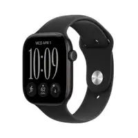 APPLE Watch S12 GPS 46mm Black Aluminium Case with Black Sport Band - S/M mjek4wf/a