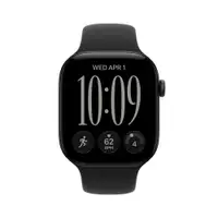 APPLE Watch S12 GPS 46mm Black Aluminium Case with Black Sport Band - S/M mjek4wf/a