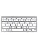 TRUST Basics bezicna tastatura US sivo bela