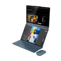 LENOVO Yoga Book 9 14IAH10, 14" OLED, Intel Core Ultra 7 255H, 32GB, 1TB, W11P+BT/M+Folio Stand, Tidal Teal, Magnesium (83KJ000RRM)