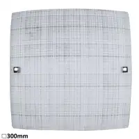 RABALUX Scottie plafonjera 300x300 E27 60W belo/hrom