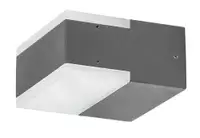 RABALUX Bona zidna lampa LED 2x4,5W IP54,sivo