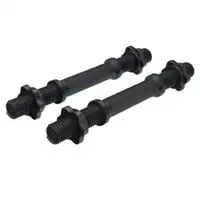 GORILLA SPORTS Set od 2 sipke za bucice 35 cm (Crna)