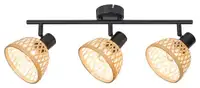 RABALUX Rattan, metalni bambus spot, E14 3x MAX 15W