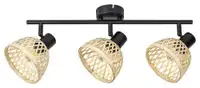 RABALUX Rattan, metalni bambus spot, E14 3x MAX 15W