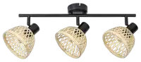 RABALUX Rattan, metalni bambus spot, E14 3x MAX 15W