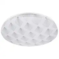 RABALUX Benita,ind.Ceil.LED 24W,white patt. D38