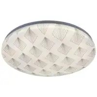 RABALUX Benita,ind.Ceil.LED 24W,white patt. D38