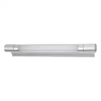 RABALUX Byron, cabinet light, silver, in-built LED 4W 250lm 4000K, with switch, 445mm