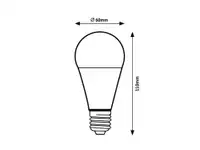 RABALUX LED sijalica  E27 A60, 7W, 650lm, 3000K, senzor pokreta: 3-5m