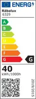 RABALUX Boswell, plafonjera ogledalo LED 40W, 2500lm, 4000K, 46 cm