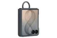 SAMSUNG Galaxy Z Flip8 Silicone Ring Magnet Case Black EF-EF776CBEGWW