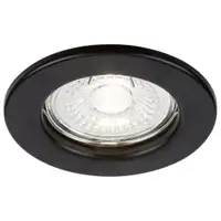 RABALUX Spot Relight, ugradna crna rozetna metal okrugla