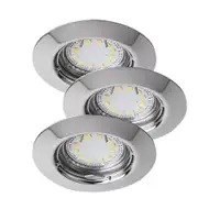 RABALUX Lite LED ugradni spot GU10 3x3W 3000K hrom