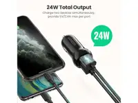UGREEN ED018 Usb punjac za kola 2USB FAST 4.8A