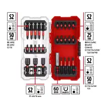 EINHELL S-Case 28 kom Set impaktor bitova 25-50mm bit i nas Kljucevi 6-8-10