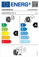 CONTINENTAL 205/55R16 Conti PremiumContact 7 91V