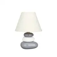 RABALUX Salem keramicka stonaE14 40W sivo-belo