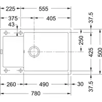 FRANKE MRG 611-78 XL CRNA 114.0479.032