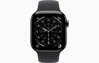APPLE Watch S11 Cellular 42mm Slate Titanium Case with Black Sport Band - M/L mf8t4rk/a