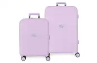 PEPE JEANS ACCENT set kofera 2/1 pink