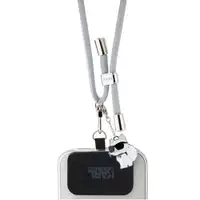 KARL LAGERFELD Universal Strap and Tether Patch Grey