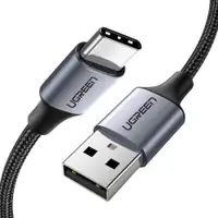 UGREEN US288 USB-A to USB-C Fast Charging Cable 3A Max Black 1m 093-0082