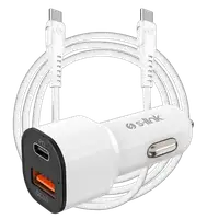 S-LINK SL-EC38PD USB-A USB-C PD + USB-C kabl 38W