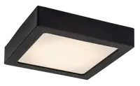 RABALUX Shaun2 plafonjera 15W 3000K crna cetvrtasta