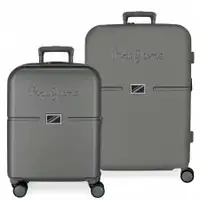 PEPE JEANS ACCENT set kofera 2/1 tamno siva