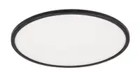 RABALUX Ezio, LED plafonjera dimabilna 36W, 4800lm, 3000K, 54cm, IP20, plastika/crni prsten